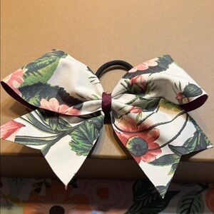 Floral Print Bow Hair Tie for Kids